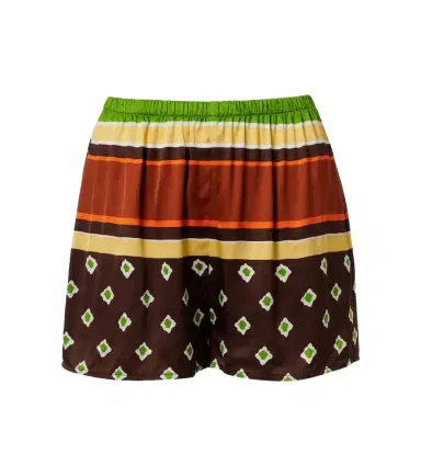 Faithfull Tia printed satin shorts | Thumbnail 1
