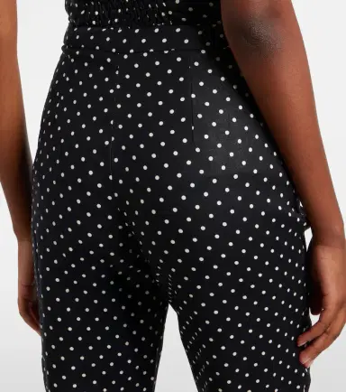 Faithfull Iria polka-dot linen capri pants | Thumbnail 5