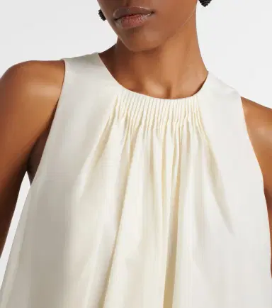 Loulou de Saison Liao cotton and silk top | Thumbnail 3 Loulou de Saison Liao cotton and silk top | Thumbnail 3