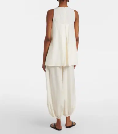 Loulou de Saison Almaya cotton and silk balloon pants | Thumbnail 4
