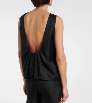 Loulou de Saison Gema silk top | Thumbnail 2