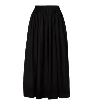 Loulou de Saison Naya gathered cotton and silk maxi skirt | Thumbnail 1