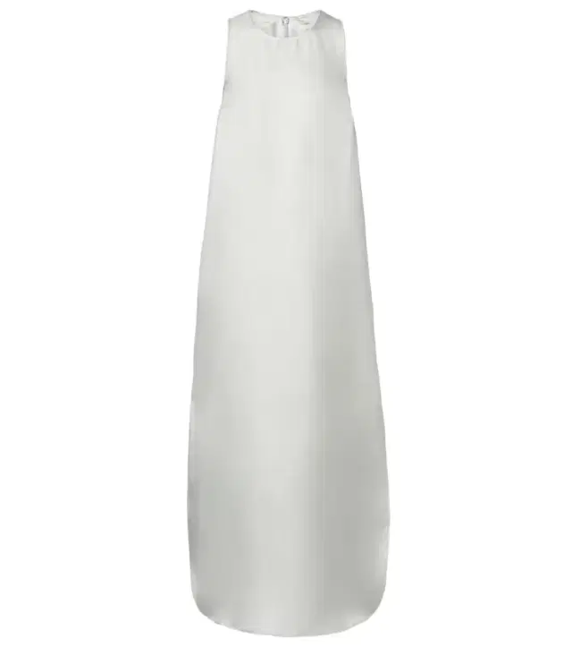 Loulou de Saison Paloma silk satin maxi dress