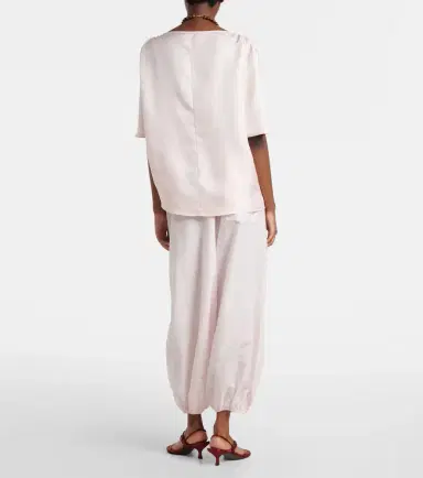Loulou de Saison Almaya cotton and silk balloon pants | Thumbnail 6