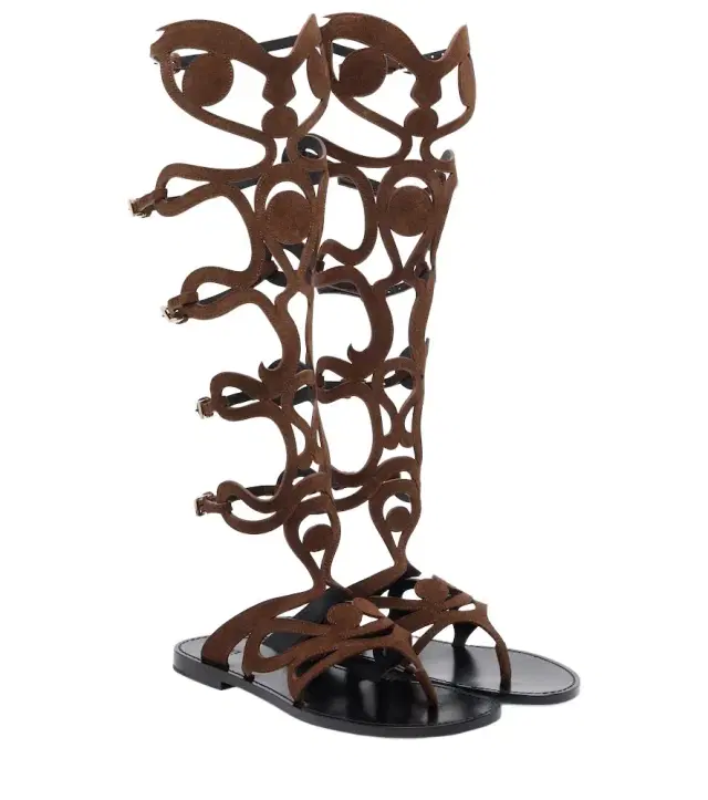 Pucci Suede gladiator sandals
