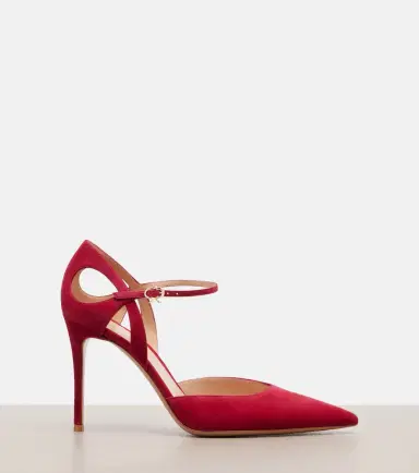 Gianvito Rossi Suede pumps | Thumbnail 4 Gianvito Rossi Suede pumps | Thumbnail 4