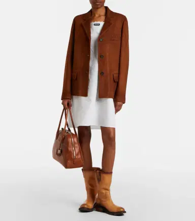 Miu Miu Suede jacket | Thumbnail 2
