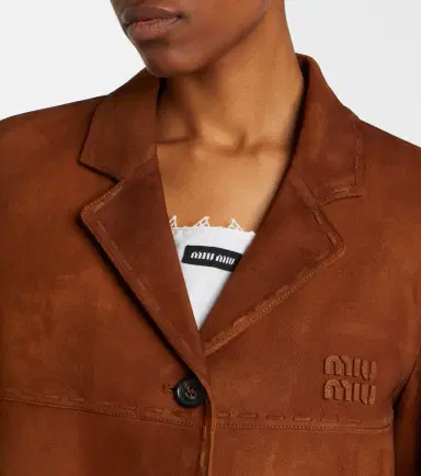 Miu Miu Suede jacket | Thumbnail 6