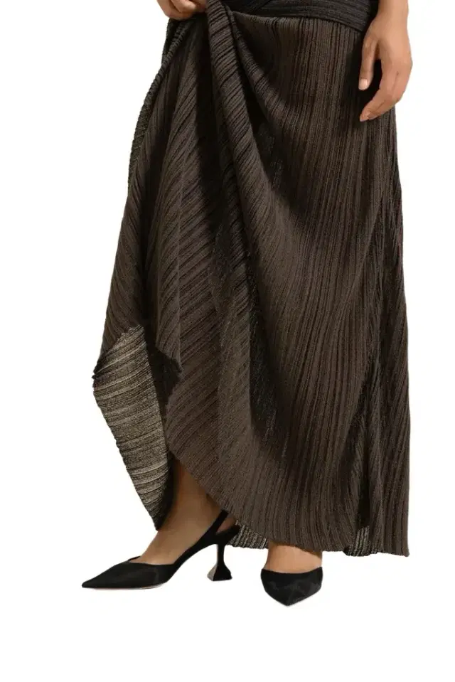 Amina Muaddi Holli Slingback 70 - Black Mesh