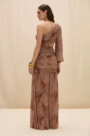 PatBo FEATHERS MAXI DRESS | Thumbnail 4