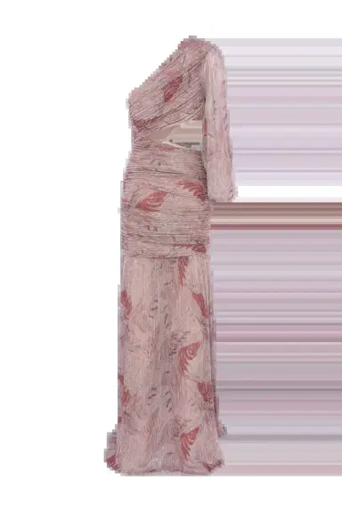 PatBo FEATHERS MAXI DRESS | Thumbnail 5