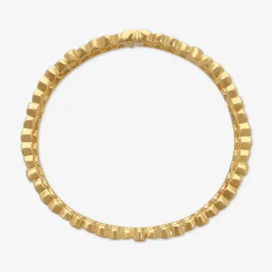 Hearts On Fire Hearts on Fire Lorelei Lattice 18K Yellow Gold Diamond Bangle Bracelet by The Solist | Thumbnail 2