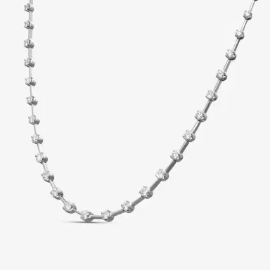 Mémoire Mémoire Serena Eternity 18K White Gold Station Necklace by The Solist | Thumbnail 2 Mémoire Mémoire Serena Eternity 18K White Gold Station Necklace by The Solist | Thumbnail 2