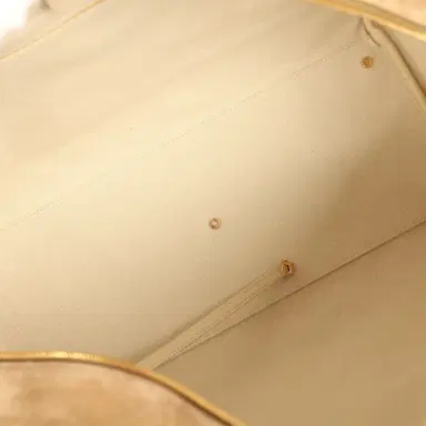 Chanel Chanel Maxi "Perfect Bowling" Bag Dark Beige Suede Gold Hardware | Thumbnail 8 Chanel Chanel Maxi "Perfect Bowling" Bag Dark Beige Suede Gold Hardware | Thumbnail 8