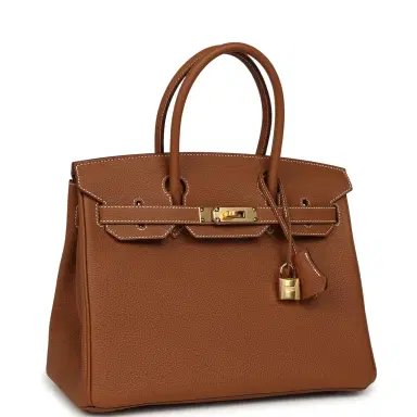 HERMÈS Hermes Birkin 30 Gold Togo Gold Hardware | Thumbnail 2