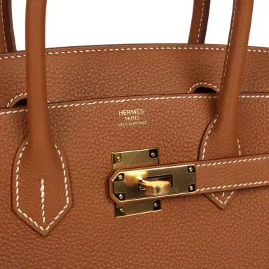 HERMÈS Hermes Birkin 30 Gold Togo Gold Hardware | Thumbnail 7