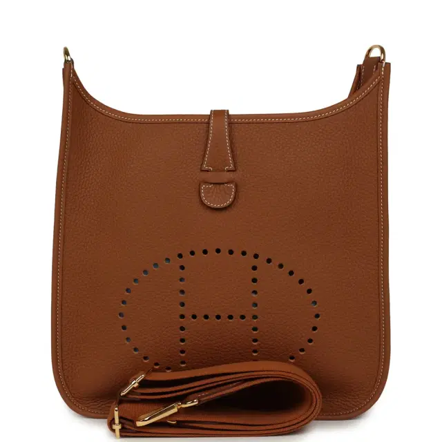 hermes Hermes Evelyne III PM Gold Clemence Gold Hardware