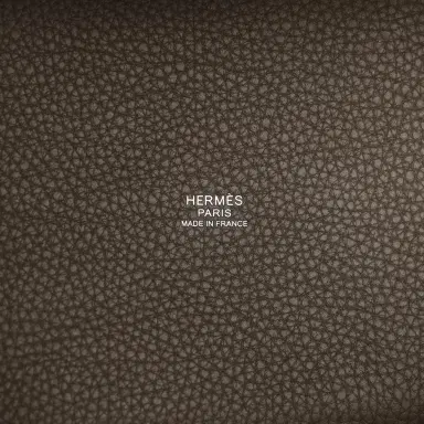 HERMÈS Hermes Picotin Lock 18 Vert Loden Clemence Palladium Hardware | Thumbnail 8 HERMÈS Hermes Picotin Lock 18 Vert Loden Clemence Palladium Hardware | Thumbnail 8