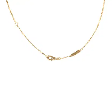 Van Cleef & Arpels Van Cleef & Arpels Rose de Noel Mini Pendant Necklace Turquoise 18K Yellow Gold and Diamonds | Thumbnail 5 Van Cleef & Arpels Van Cleef & Arpels Rose de Noel Mini Pendant Necklace Turquoise 18K Yellow Gold and Diamonds | Thumbnail 5