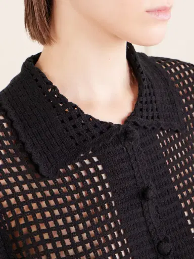 Frame Crochet Cotton-blend Top | Thumbnail 4