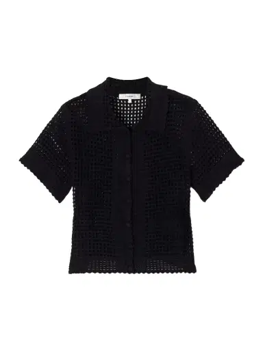 Frame Crochet Cotton-blend Top | Thumbnail 1