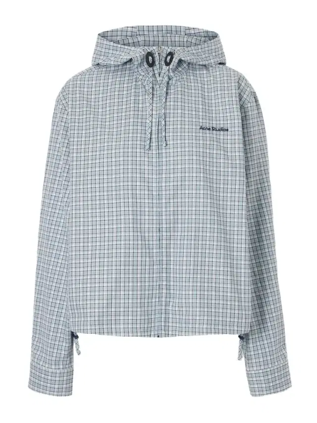 Ofass Summery Logo-embroidered Checked Cotton Jacket