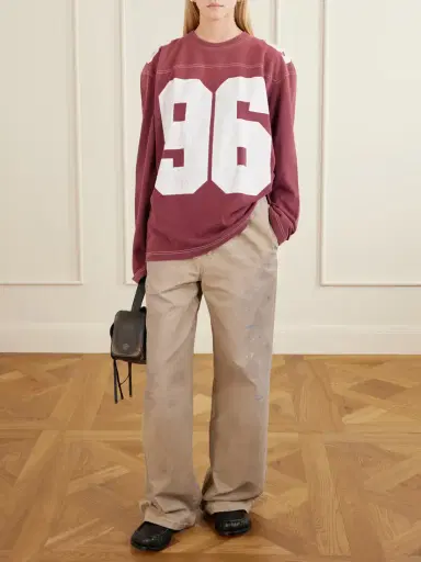 Acne Studios Exfold Printed Cotton-jersey Sweater | Thumbnail 2 Acne Studios Exfold Printed Cotton-jersey Sweater | Thumbnail 2
