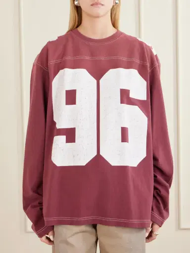 Acne Studios Exfold Printed Cotton-jersey Sweater | Thumbnail 3 Acne Studios Exfold Printed Cotton-jersey Sweater | Thumbnail 3
