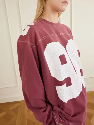 Acne Studios Exfold Printed Cotton-jersey Sweater | Thumbnail 5 Acne Studios Exfold Printed Cotton-jersey Sweater | Thumbnail 5