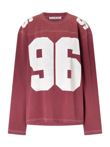Acne Studios Exfold Printed Cotton-jersey Sweater | Thumbnail 1 Acne Studios Exfold Printed Cotton-jersey Sweater | Thumbnail 1