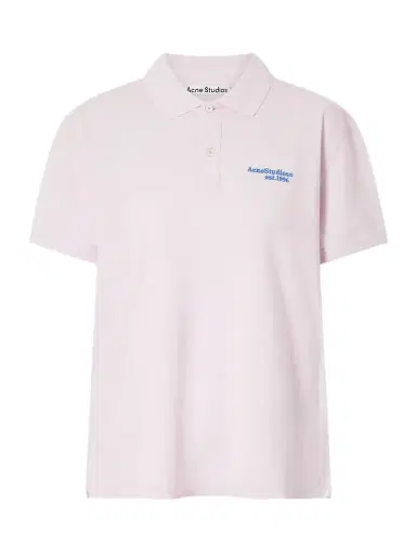 Acne Studios Embroidered Cotton-piqué Polo Shirt | Thumbnail 1 Acne Studios Embroidered Cotton-piqué Polo Shirt | Thumbnail 1