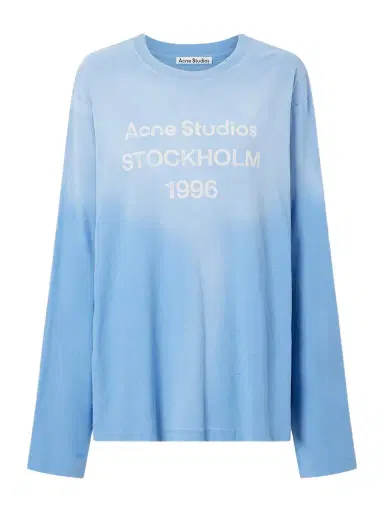Acne Studios Printed Hemp And Cotton-blend Jersey T-shirt | Thumbnail 1 Acne Studios Printed Hemp And Cotton-blend Jersey T-shirt | Thumbnail 1