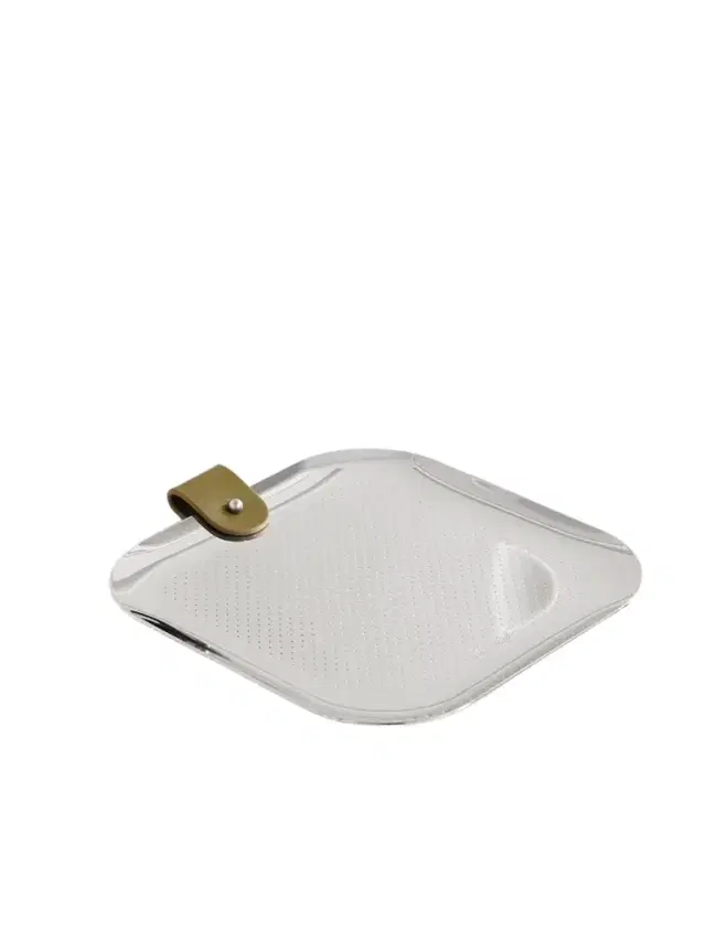 Christofle Club Leather-trimmed Silver-plated Trinket Tray