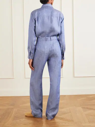 God’s True Cashmere Linen-denim Straight-leg Pants | Thumbnail 3 God’s True Cashmere Linen-denim Straight-leg Pants | Thumbnail 3