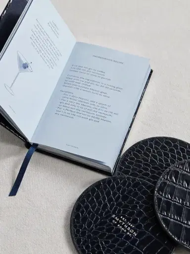 Smythson Mara Croc-effect Leather Bar Set | Thumbnail 4 Smythson Mara Croc-effect Leather Bar Set | Thumbnail 4