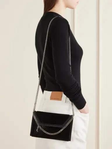 Stella McCartney The Falabella Bead-embellished Chain Wallet | Thumbnail 2 Stella McCartney The Falabella Bead-embellished Chain Wallet | Thumbnail 2