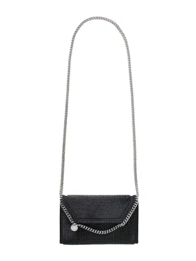 Stella McCartney The Falabella Bead-embellished Chain Wallet | Thumbnail 1 Stella McCartney The Falabella Bead-embellished Chain Wallet | Thumbnail 1