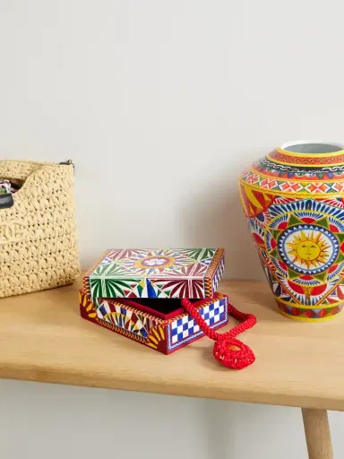 Dolce & Gabbana Caretto Printed Plexiglass Box | Thumbnail 2