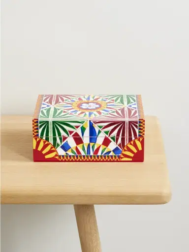 Dolce & Gabbana Caretto Printed Plexiglass Box | Thumbnail 1