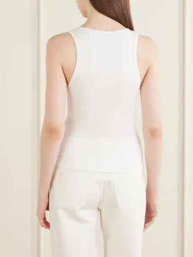 Matteau Ribbed Organic Cotton-blend Jersey Tank | Thumbnail 3 Matteau Ribbed Organic Cotton-blend Jersey Tank | Thumbnail 3
