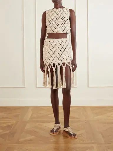 Balmain Runway Bead-embellished Suede Sandals | Thumbnail 4 Balmain Runway Bead-embellished Suede Sandals | Thumbnail 4