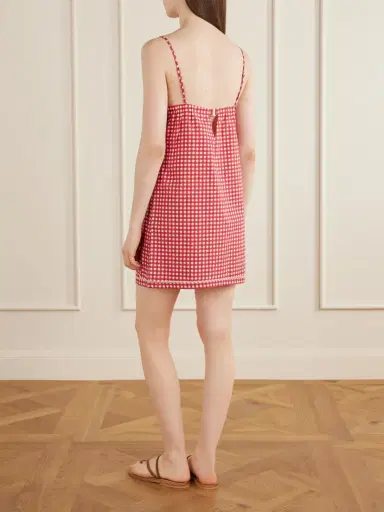 Posse Lindie Gingham Cotton Mini Dress | Thumbnail 3 Posse Lindie Gingham Cotton Mini Dress | Thumbnail 3