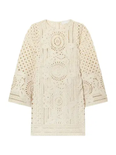 Zimmermann Indra Broderie Anglaise Cotton Mini Dress | Thumbnail 1