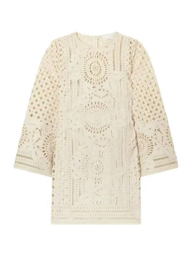 Indra Broderie Anglaise Cotton Mini Dress
