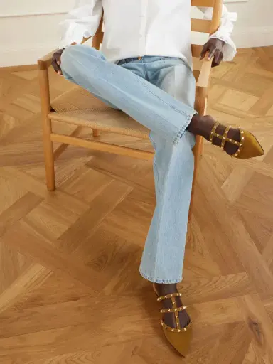 Valentino Garavani Rockstud Suede Mule | Thumbnail 2
