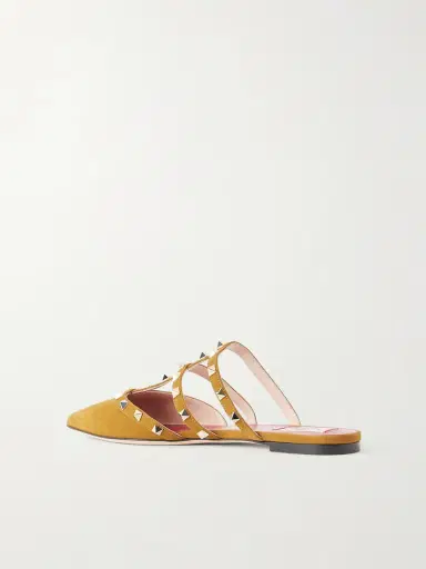 Valentino Garavani Rockstud Suede Mule | Thumbnail 3