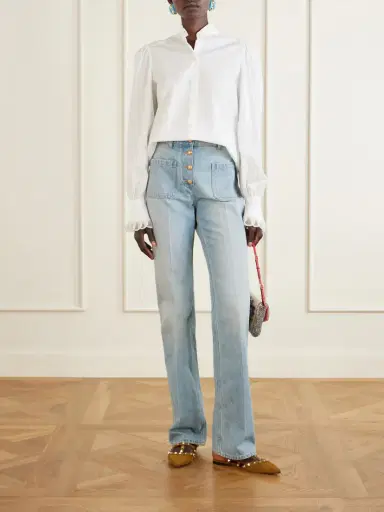 Valentino Garavani Rockstud Suede Mule | Thumbnail 4