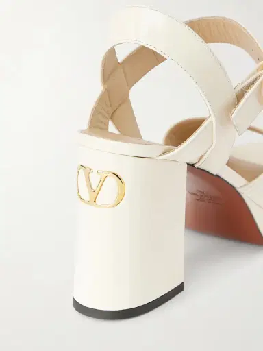 Valentino Garavani Fawcette Leather Mid-heel Sandals | Thumbnail 5 Valentino Garavani Fawcette Leather Mid-heel Sandals | Thumbnail 5