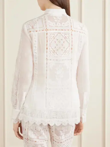 Zimmermann Aster Embroidered Blouse | Thumbnail 3