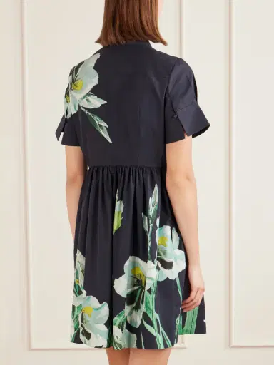 Erdem Floral-print Cotton-blend Poplin Mini Dress | Thumbnail 3 Erdem Floral-print Cotton-blend Poplin Mini Dress | Thumbnail 3